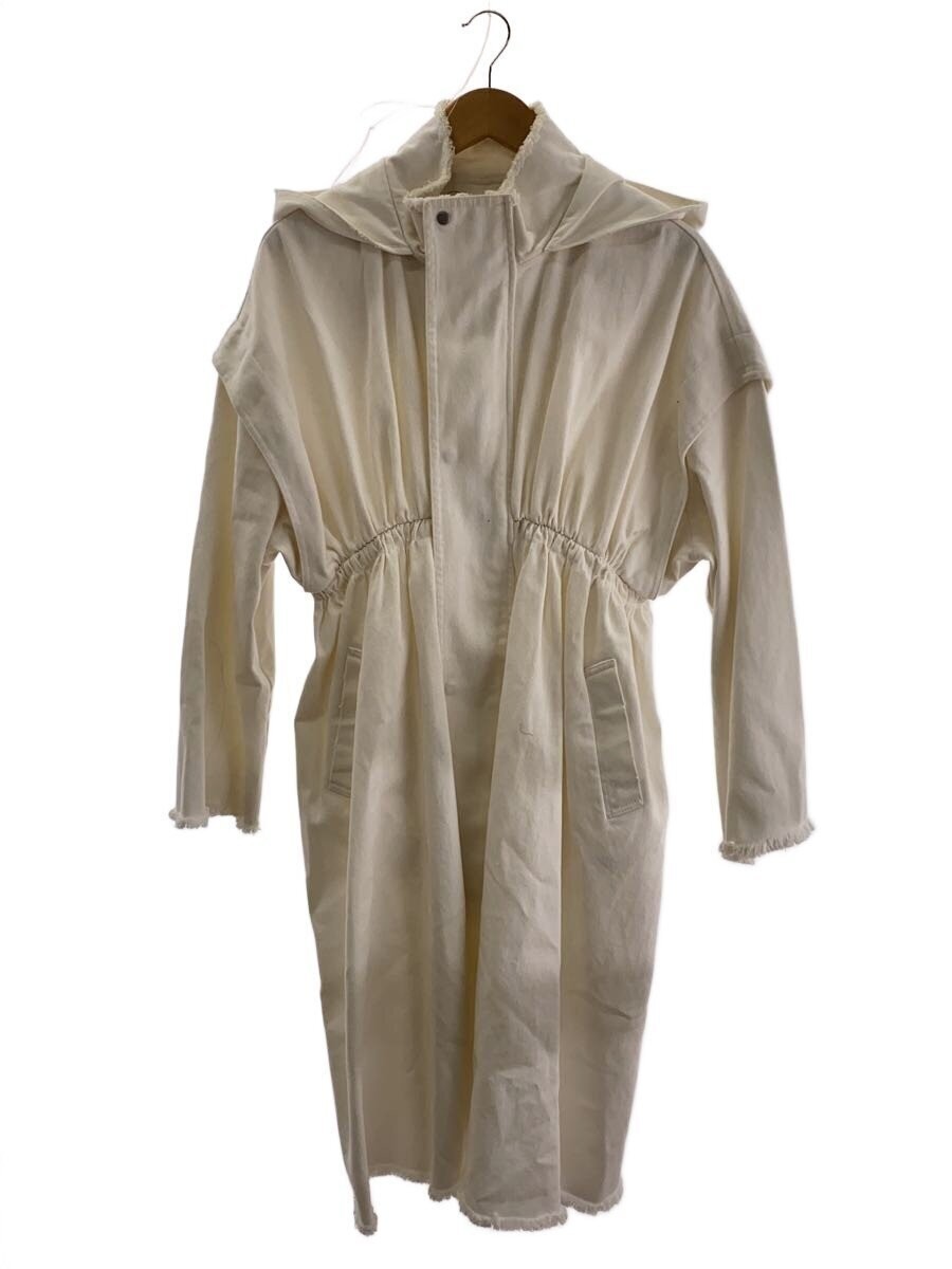 AMERI 22SS Denim Mountain Parka Jacket Cotton Whi… - image 1