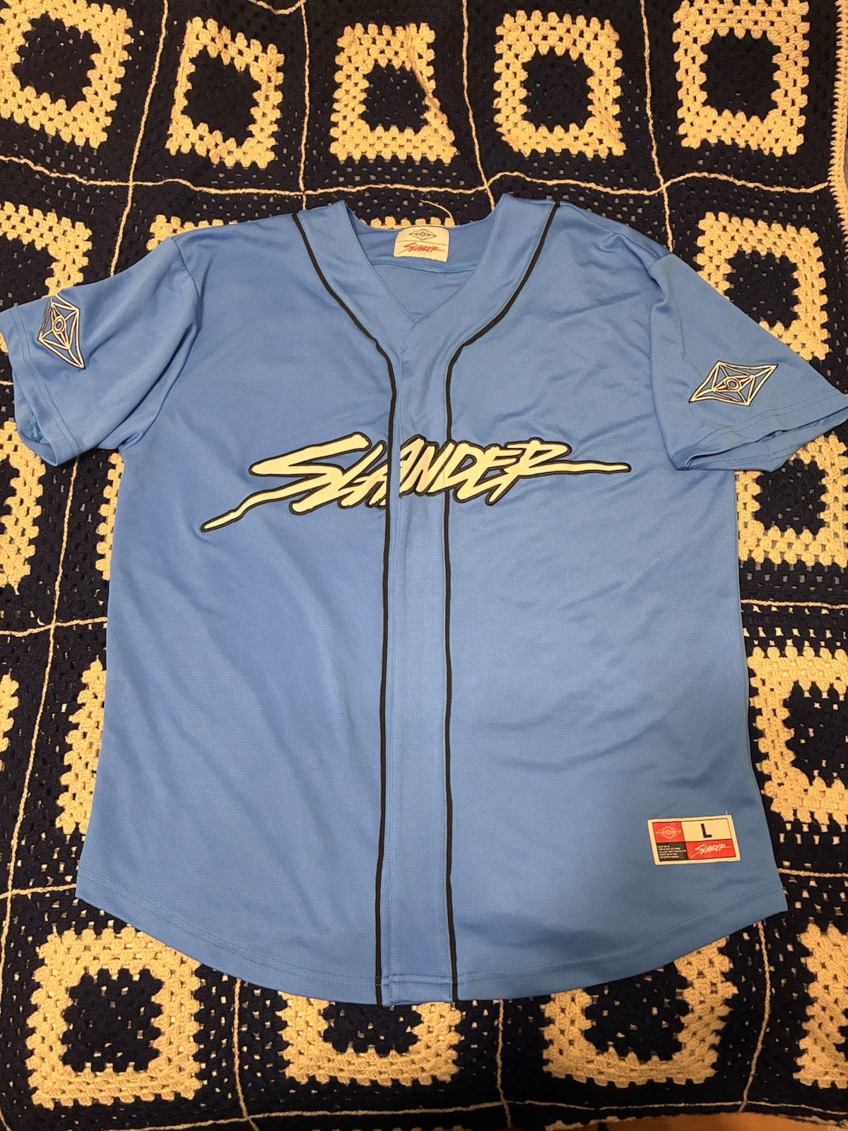 Superhuman Baseball Jersey (Blue)
