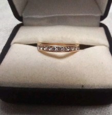 14Kt. Gold & Natural Diamond Anniversry Band 1carat diamonds - Appraised $2200