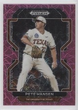 2022 Panini Prizm Draft Picks Neon Pink Velocity Prizm Pete Hansen #PDP97 0i4k