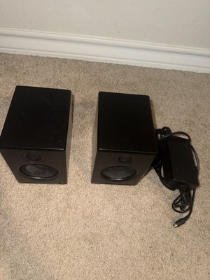 Audioengine 2 Powered Desktop Speakers Model A2 Black Untested/for Parts