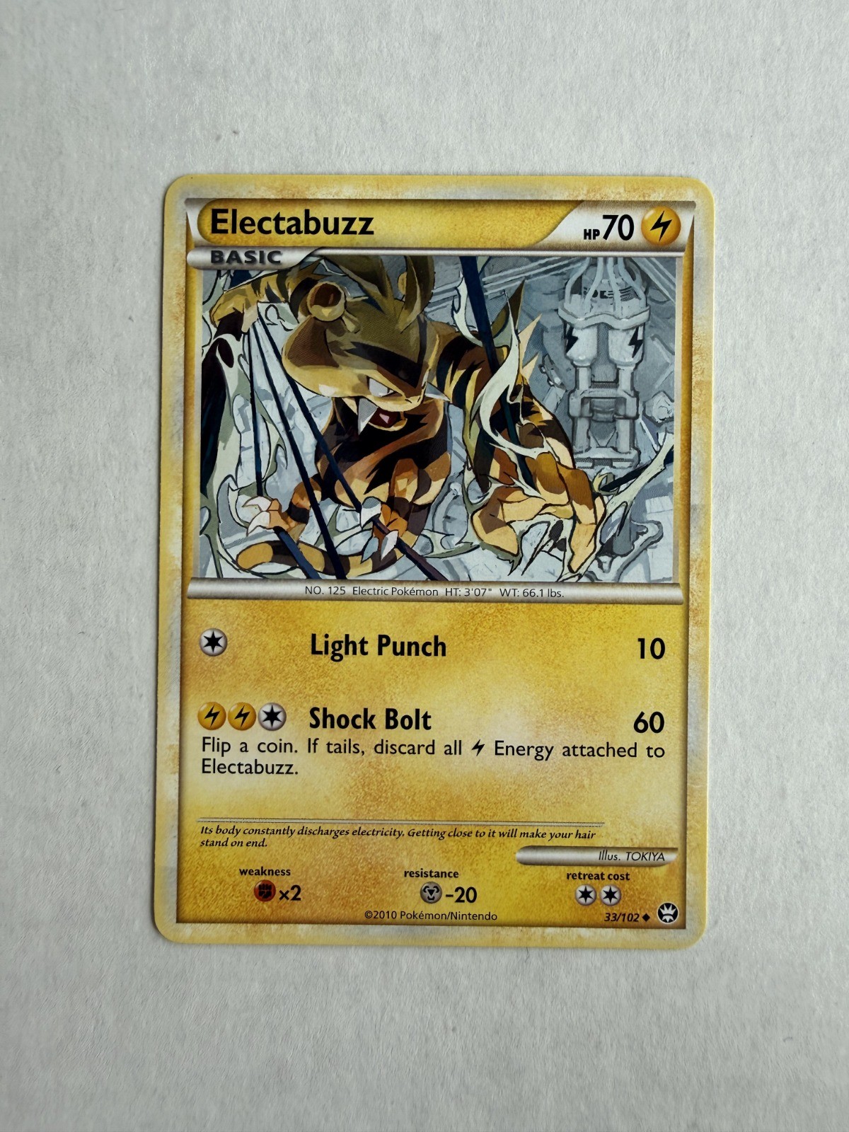 2010 Pokemon TCG Triumphant Electabuzz Uncommon 33/102 LP