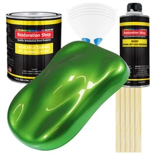 Restoration Shop Synergy Green Metallic Acrylic Enamel Gallon Kit, Auto Paint