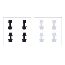 4pcs Reliable Nylon License Plate Screws Rust Proof Fasteners for Motorcycles
