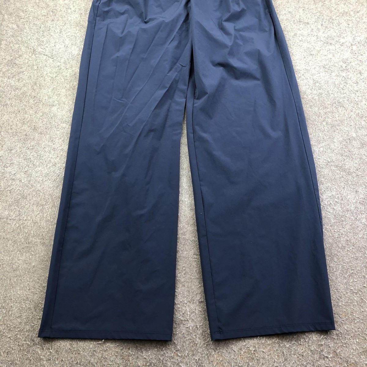 Alo Yoga Pants Womens Medium Blue Wide Leg Track Elastic Waist
