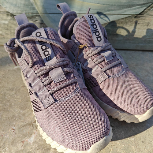 Adidas Kaptir Flow Laufschuhe Damen 6 Lila Mesh Schnürschuhe Sneaker IE3605 - Bild 3 von 12