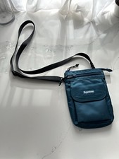 FW19 Supreme shoulder bag neck utility pouch Cordura nylon teal water resistant