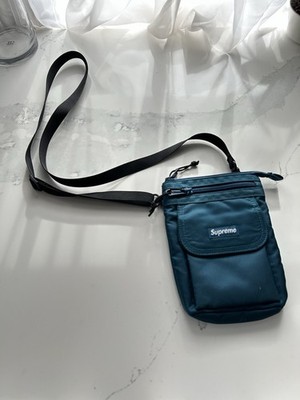 FW19 Supreme shoulder bag utility pouch Cordura nylon teal | eBay