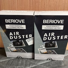 Beriove Air Duster Compresses 2 Cans 2 Pack
