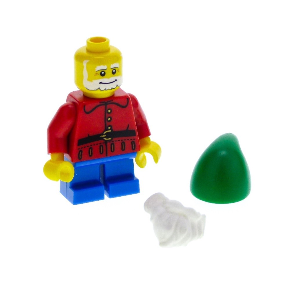 1X Lego Minifigures Series 4 Garden Gnome Red Blue 8804 Col04-1 Col049