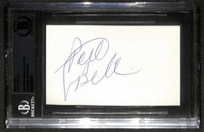 Patti LaBelle Signed Index Card Beckett Slabbed Autograph