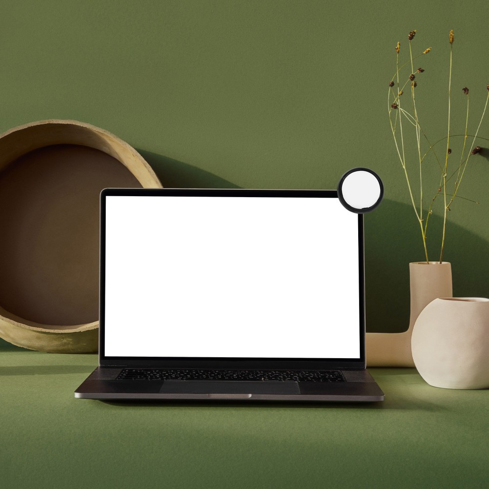 1pc Computer Rear-View Mirror Magnifying Mirror for Personal Safety or Security