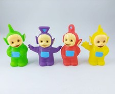 Teletubbies Soft Vinyl Figure Set Retro Vintage Original Rare