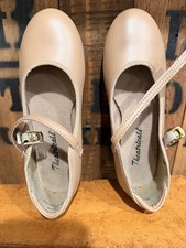 Theatricals Girls Tap Dance Shoe, Brown Tan, 13
