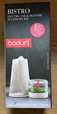 Bodum BISTRO Häcksler und Ständer für BISTRO Mixer -- creme -- NEU --