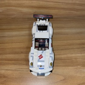 Lego Speed Champions Porsche 911 GT Finish Line Set 75912 *Missing 4 stickers*