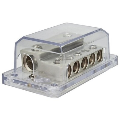 Verteiler Massiv, platin E: 2X50, A: 5x25qmm