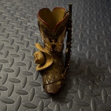 Detailed Decorative Cowboy Boot Pen Holder / Paperweight