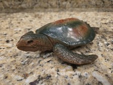 Vintage SEA TURTLE Animal Figure Wildlife Aquatic Marine 1994 7"