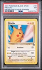 2001 POKEMON PROMO BLACK STAR POKEMON LEAGUE-SPANISH #26 PIKACHU PSA 7