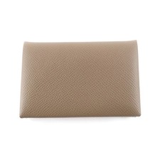 HERM S Hermes Calvi Epsom Card Case - DUTY FREE