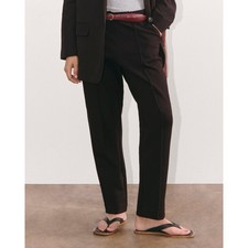 Everlane Black The Dream High Rise Tapered Knit Pants Women's Small