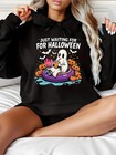 Women'S Halloween Hoodie - Cute Spooky Pumpkin Graphic Pullover Sweatshirt with