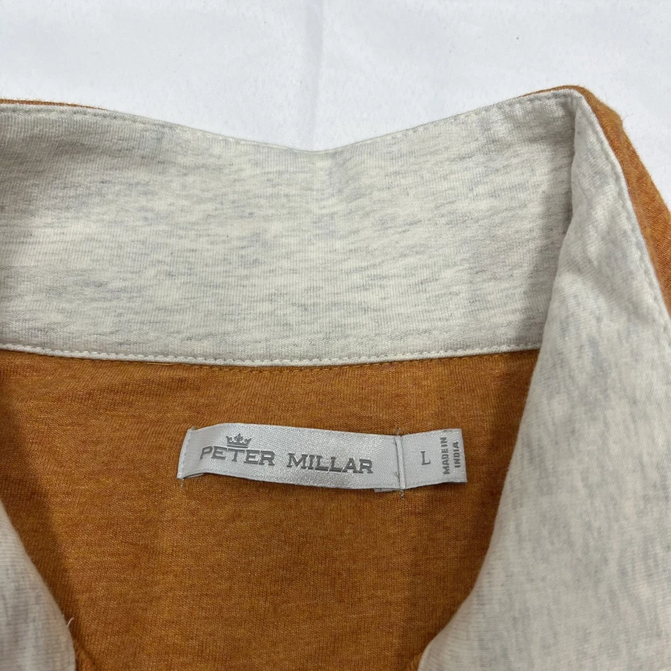 Top pulóver Peter Millar Golf 1/4 cremallera para mujer grande rendimiento elástico a rayas Foto 3 de 4