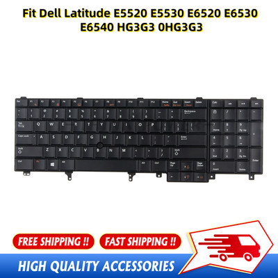 US Keyboard Backlight for Dell Latitude E5520 E5530 E6520 E6530 E6540
