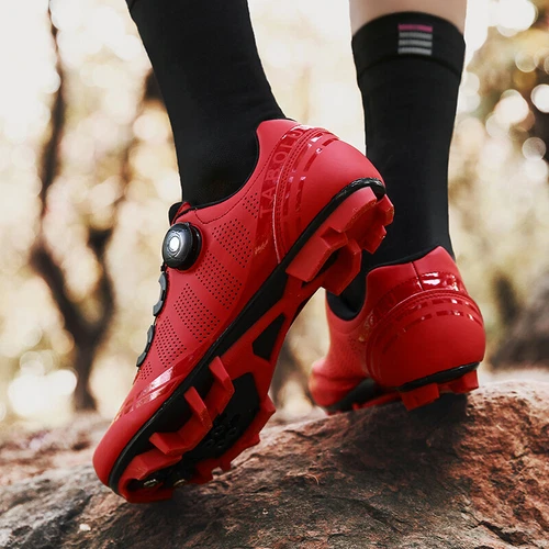 Fahrrad Schuhe Herren Professionell Rennen Turnschuhe MTB Mountainbike Schuhe - Bild 9 von 19