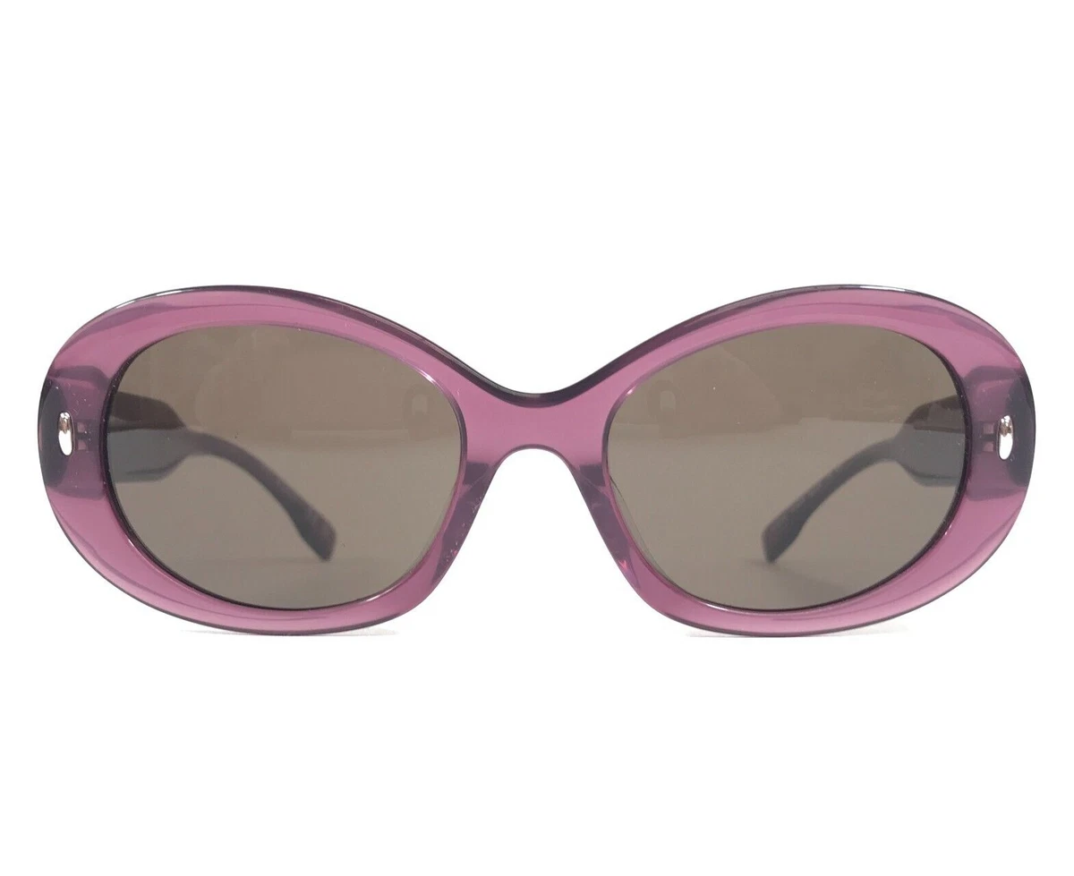 Tory Burch Brown Oval Sunglasses TY7004 519/12 58-17-130mm Gradient Lenses TY_7144U_Sun_c1797amber_20d.  main image 4