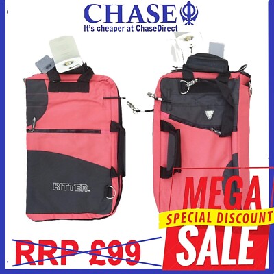 Ritter Drum Stick Bag 5mm Padding Drumsticks gig bag Straps