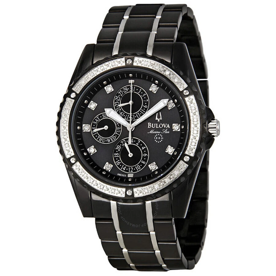 Bulova Marine Star Multifunction Mother Of Pearl Two Tone Men 