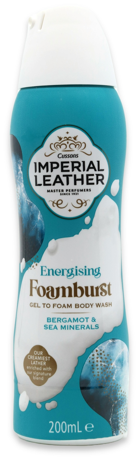 1 x Imperial Leather Energising Foamburst Bergamot & Sea Minerals 200ml - Image 2