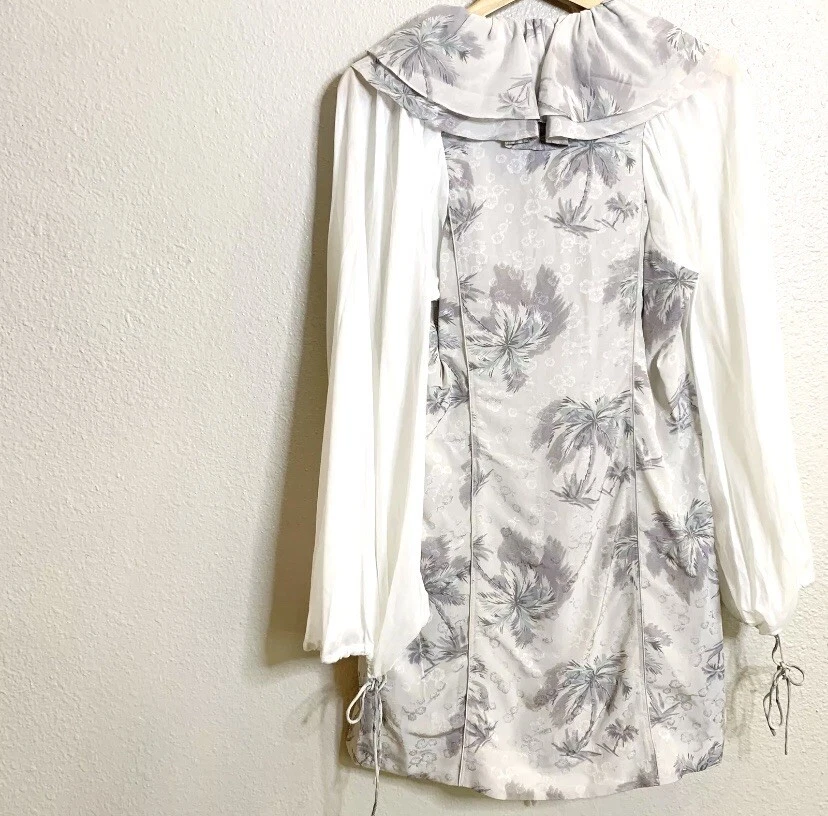 Mini abito da donna nuovo con etichette Coach palma taglia 2 $695 passerella lusso