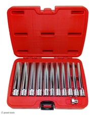 Extra Deep Metric Socket Set Mm 38 Drive Tools Specialty Automotive Tool