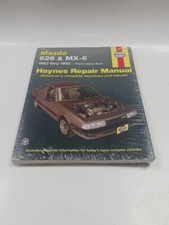 Haynes Repair Manual 61041 Mazda 626 Mx-6 Fwd 1983-1992 New Haynes Repair Manual 61041 Mazda 626 Mx-6 Fwd 1983-1992 New