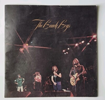 Vintage 1975 Beach Boys Tour Program Book - American Productions w/ BRIAN WILSON