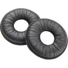 Plantronics 67712-01 Supraplus Doughnut Ear Cushion - Black Leatherette Cushion