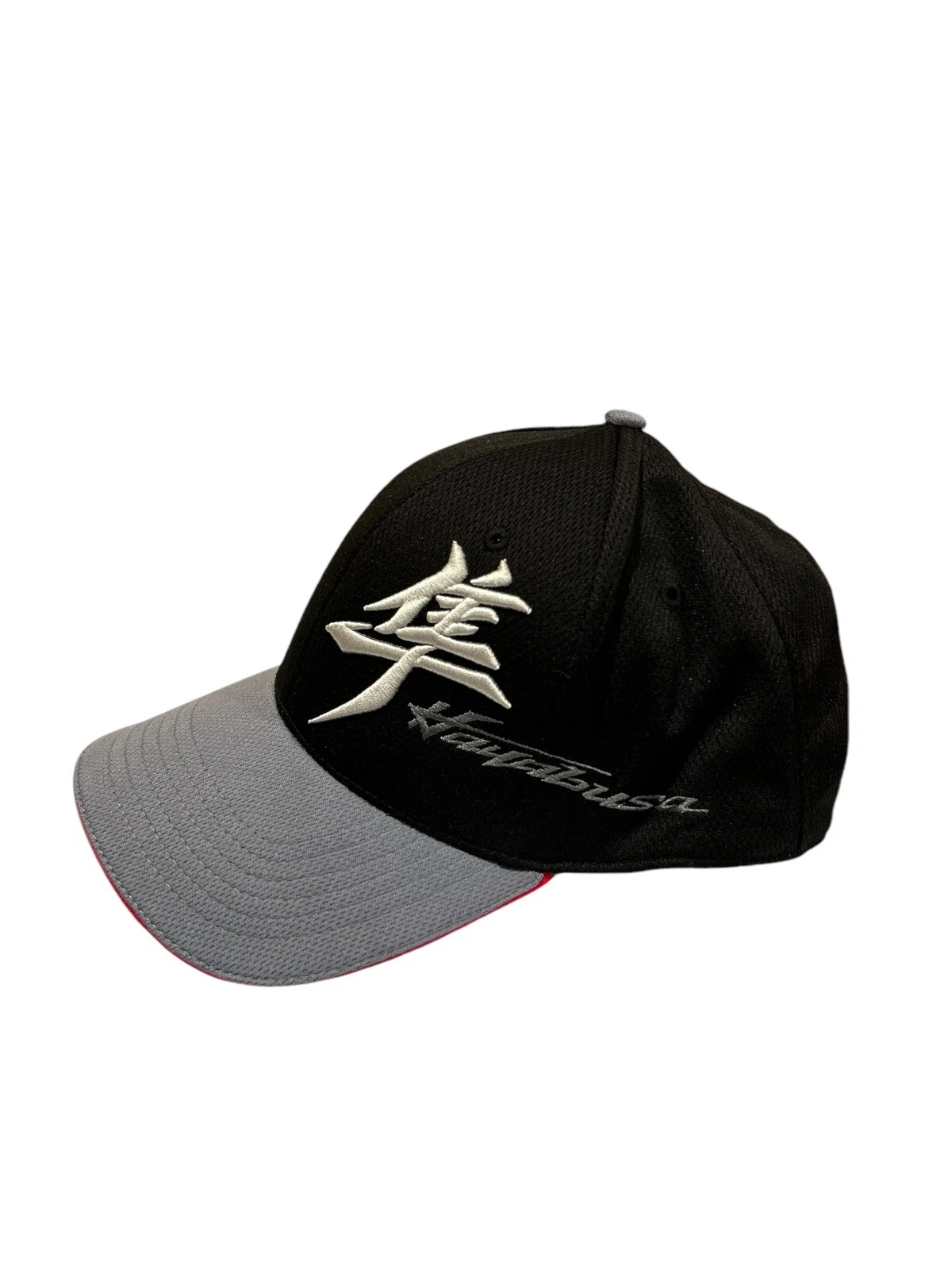 SUZUKI HAT CAP SNAP BACK HAYABUSA KANJI LOGO BLACK/RED GENUINE OEM NEW