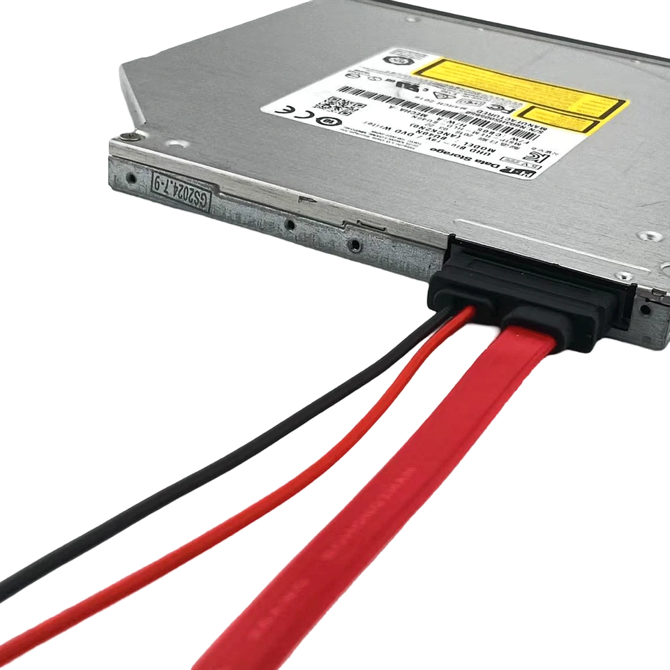 13pin SATA Data Power Cable Slim DVD CD Burner Drive to Desktop PC Internal Wire - Image 3 of 4