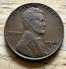 1944 Wheat Penny No Mint Mark