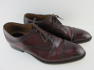 Silvano Sassetti for Goodman Italian Brown Shoes Size US 8 1/2 8.5 D