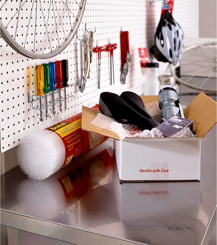 Scotch Big Bubble Cushion Wrap, 12 in x 25 ft., 1 Roll/Pack - Image 4 of 4