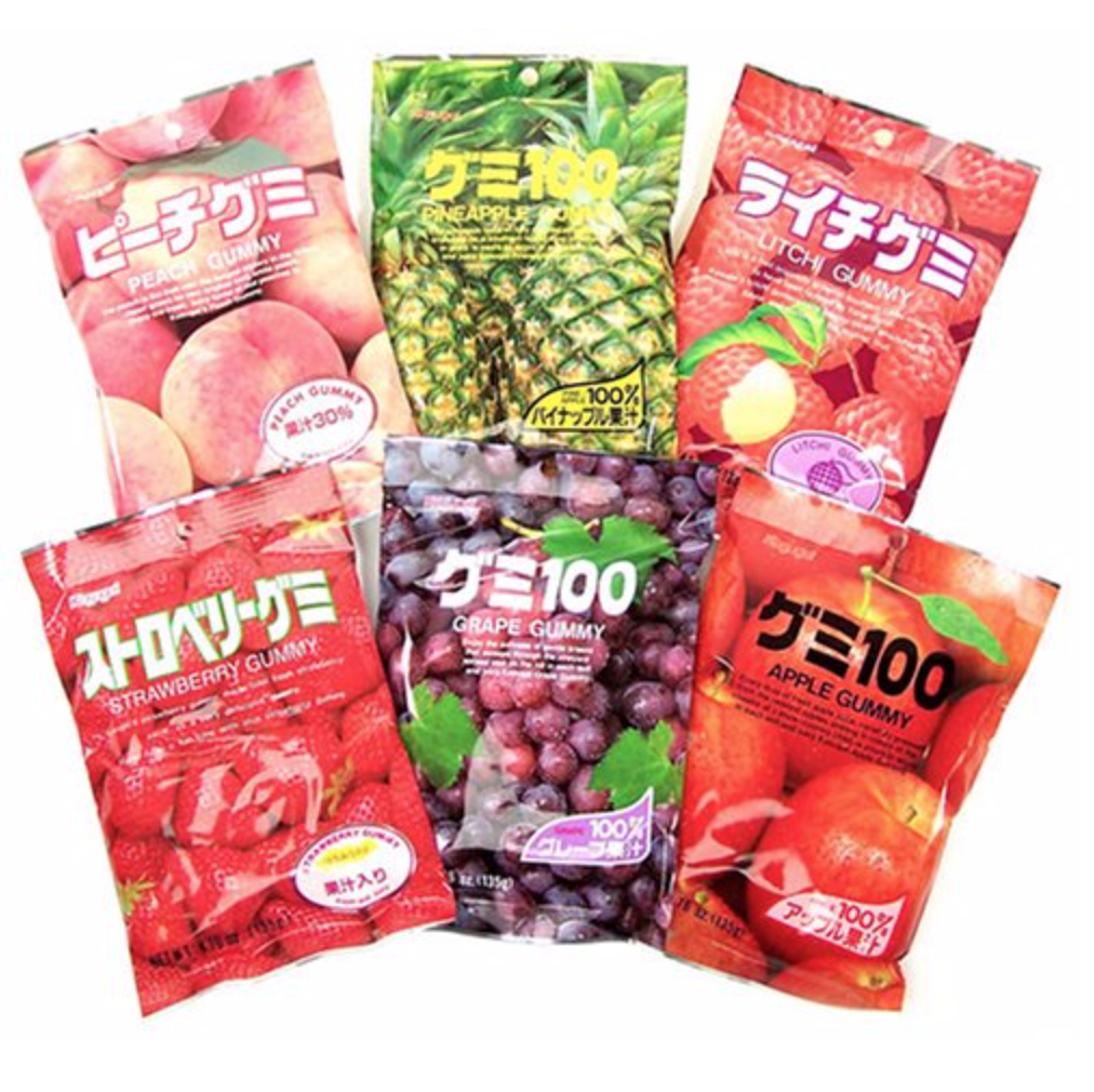 Kasugai Japanese Gummy Candy (1 pack)12 Flavors Choice Available Free