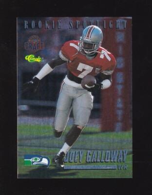 1995 Classic Draft Rookie Spotlight Joey Galloway #RS4 Seattle Seahawks