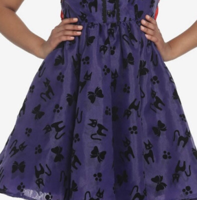 is kiki's dress black or purple Kiki's Delivery Service Dress and Head Wear Set Cosplay Costumes