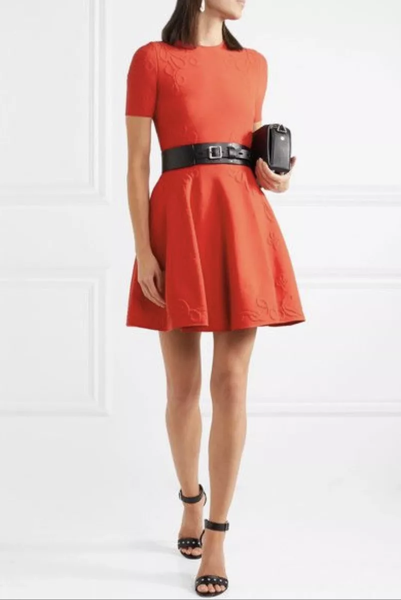 Alexander mcqueen jacquard hot sale dress