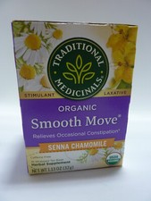 Traditional Medicinals Smooth Move SENNA CHAMOMILE Tea 16 Tea Bag