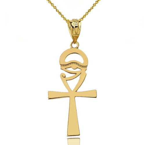 Horus Pendant Necklace In 14K GOLD 